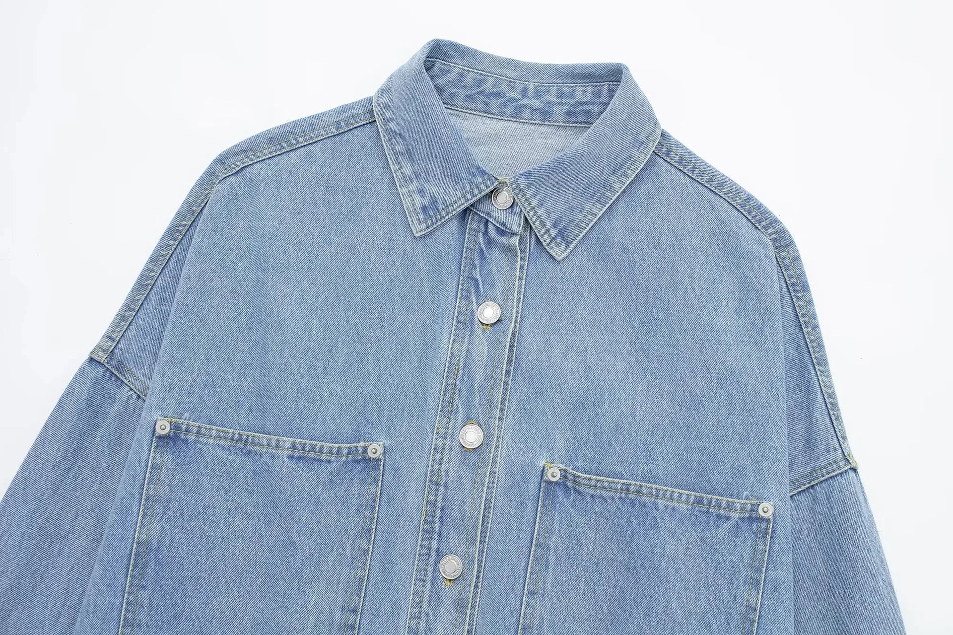 Addison Casual Denim Jacket - Image 11