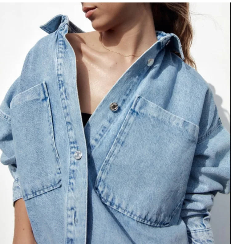 Addison Casual Denim Jacket - Image 12