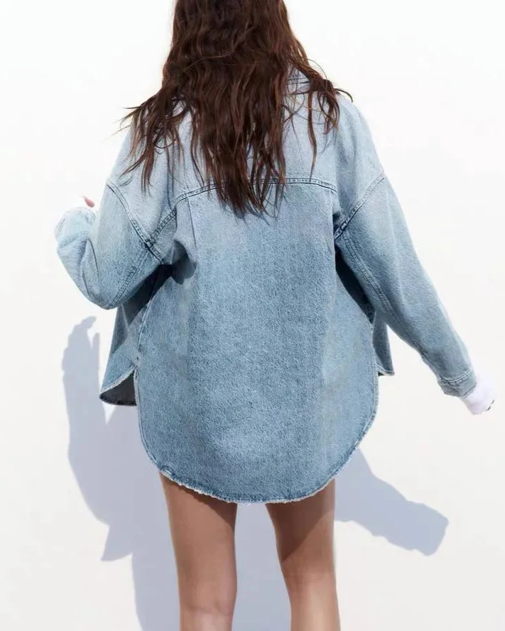Addison Casual Denim Jacket - Image 14