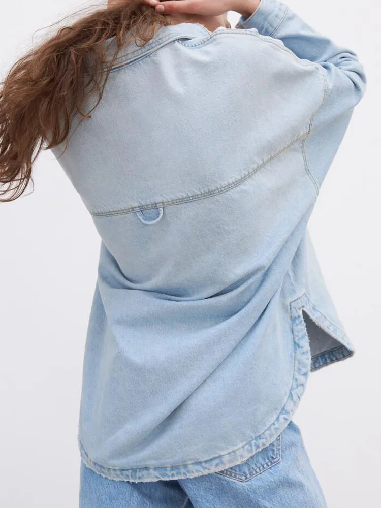 Addison Casual Denim Jacket - Image 5