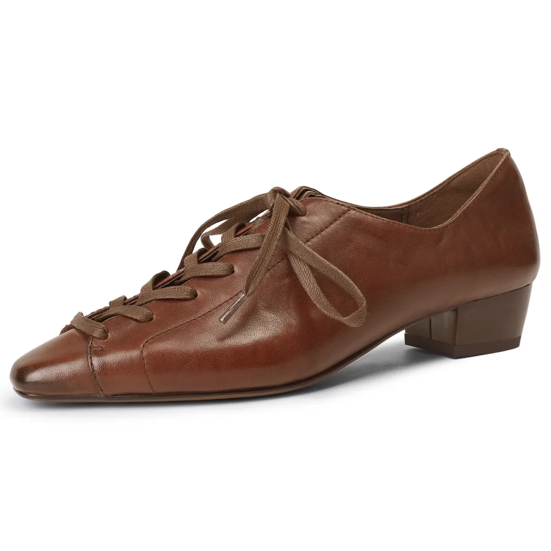 Alina Vintage Lace Oxfords - Image 6