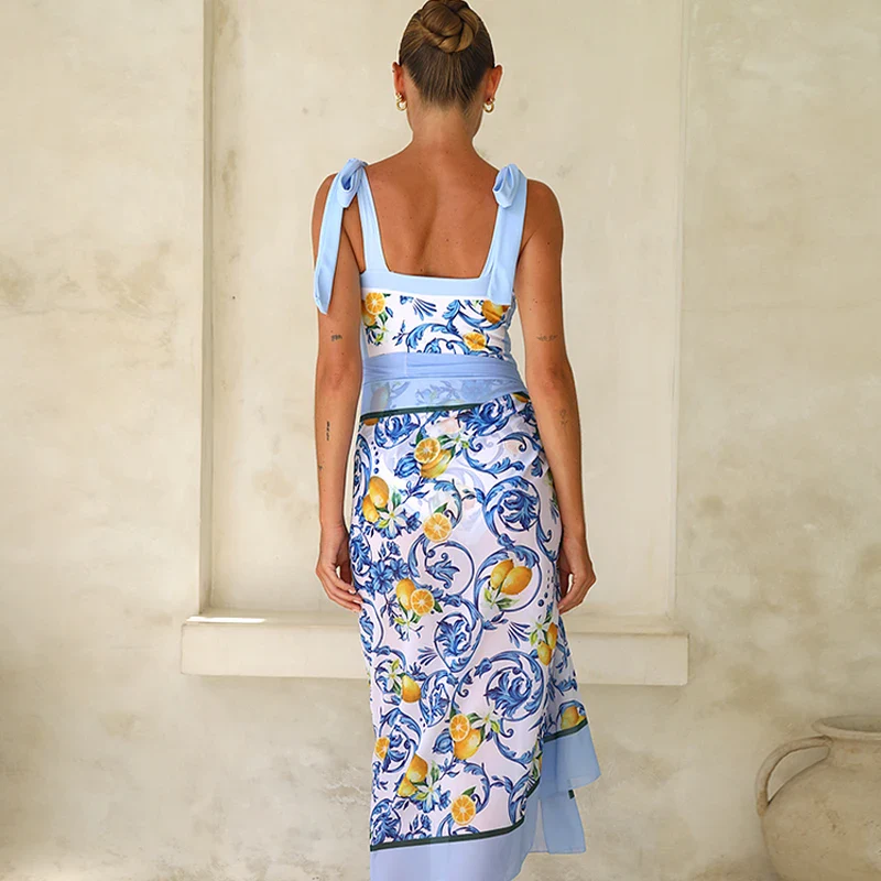 Amalfi Lemon Print One-Piece - Image 3