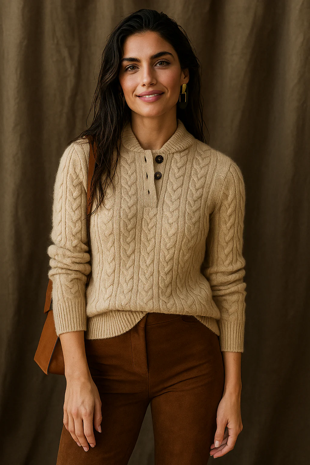 Arden Button-Up Cashmere Sweater - Image 24