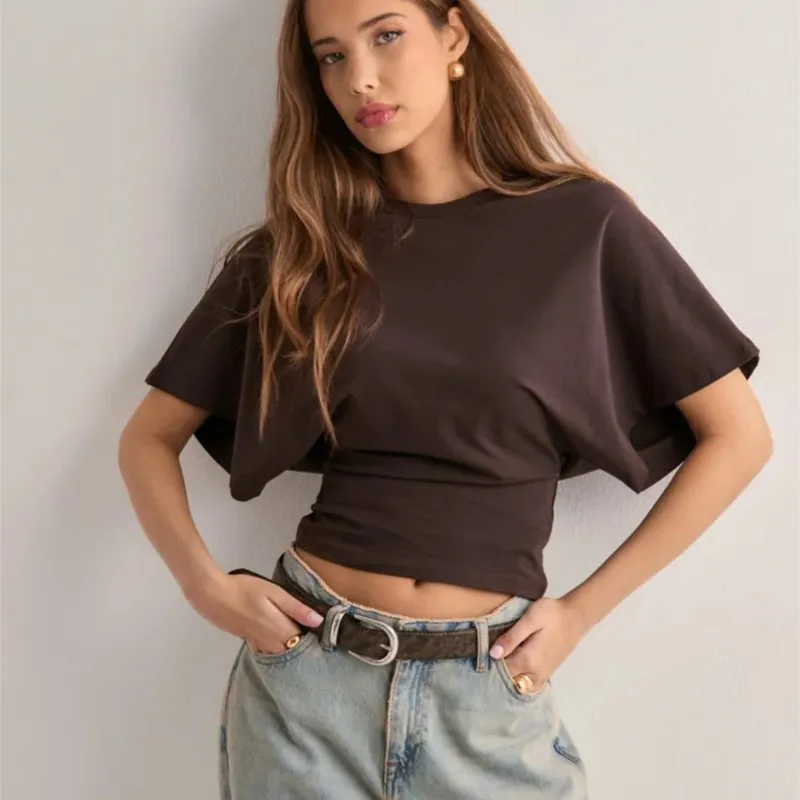 Arden Drape Cotton Tee - Image 25