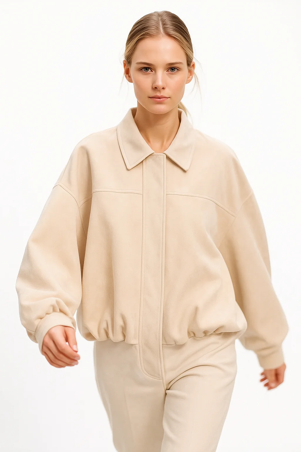 Arden Women's Suede Bomber - Image 5