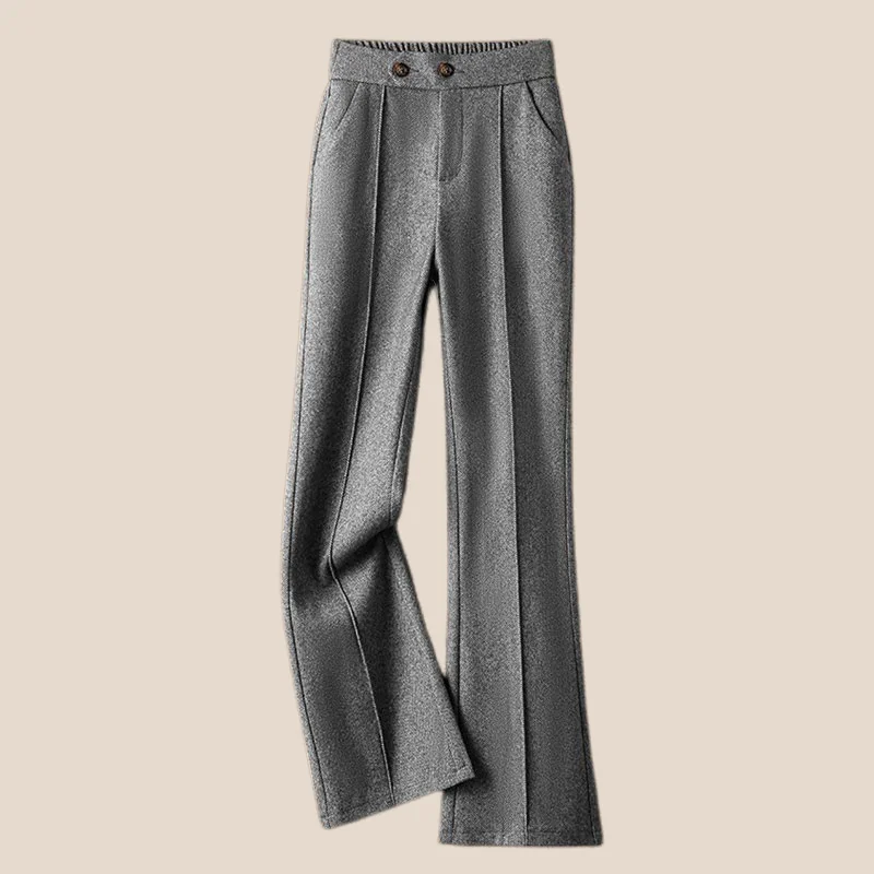 Arden Wool-Blend Flare Trousers - Image 4