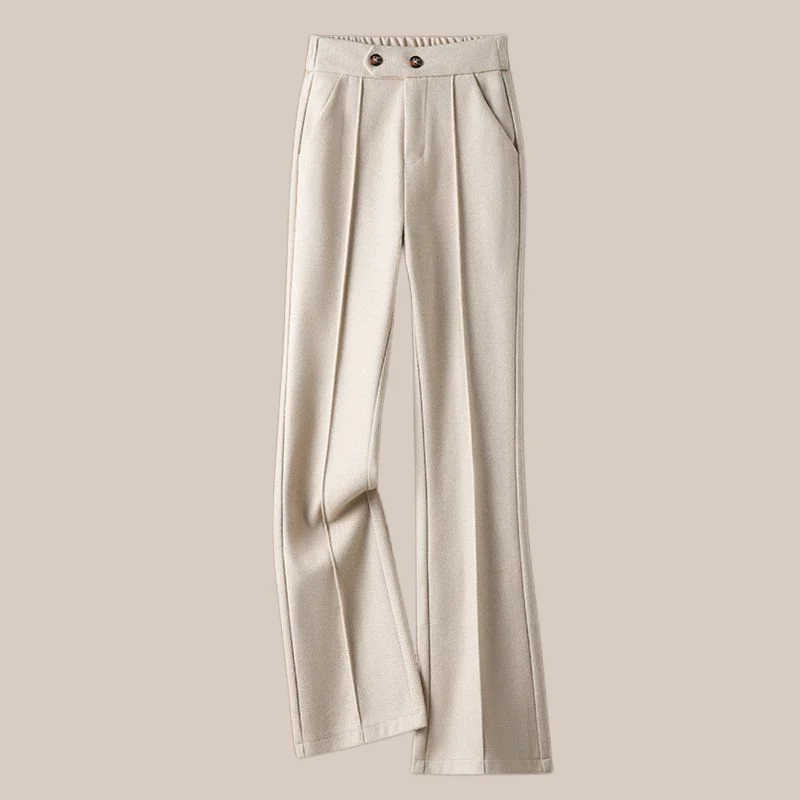 Arden Wool-Blend Flare Trousers - Image 5