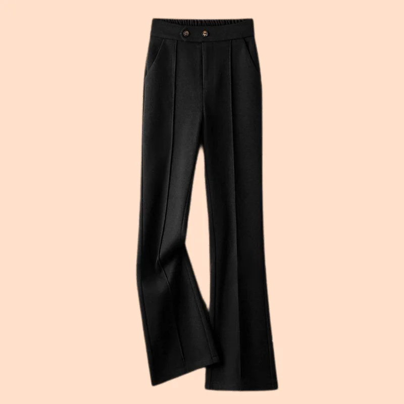 Arden Wool-Blend Flare Trousers - Image 6