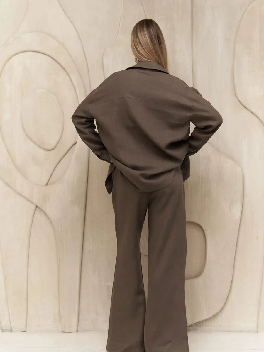 Aria 100% Cotton-Linen Set - Image 35