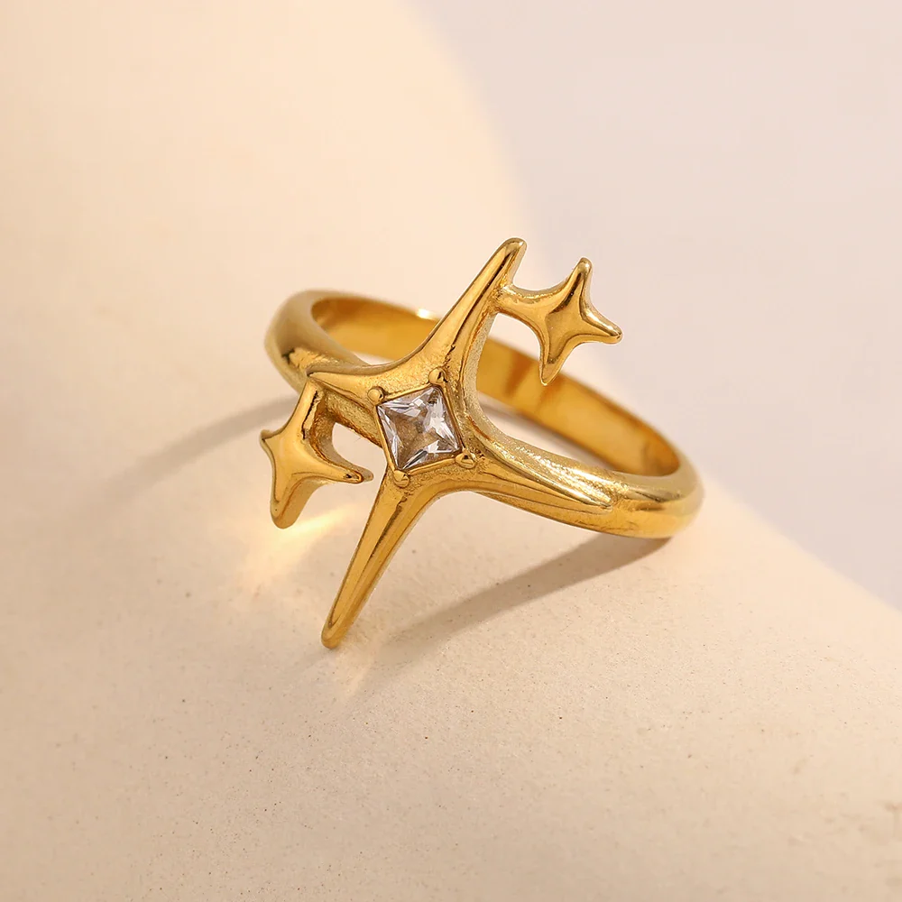 Astrale 18K Zircon Ring - Image 2