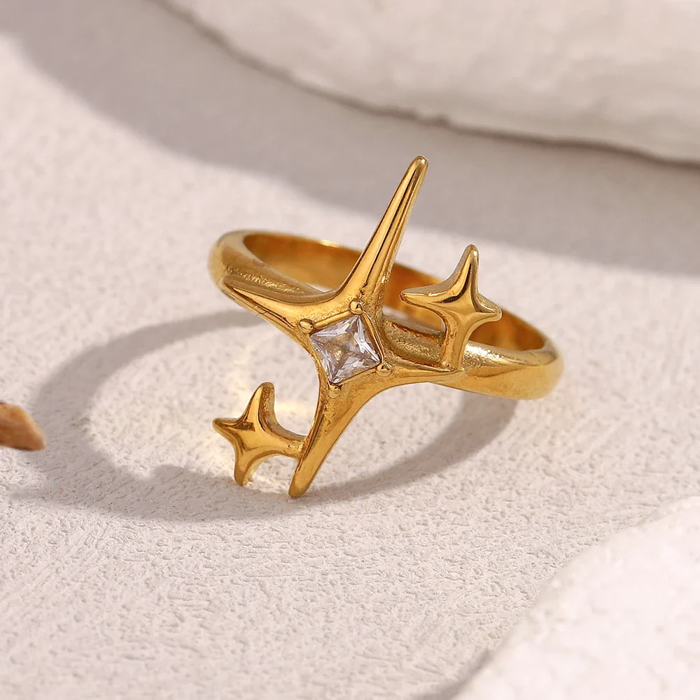Astrale 18K Zircon Ring - Image 4