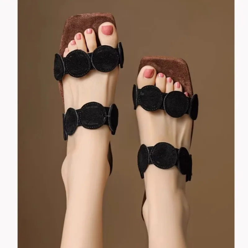 Aurelia Croc-Embossed Leather Mules - Image 16