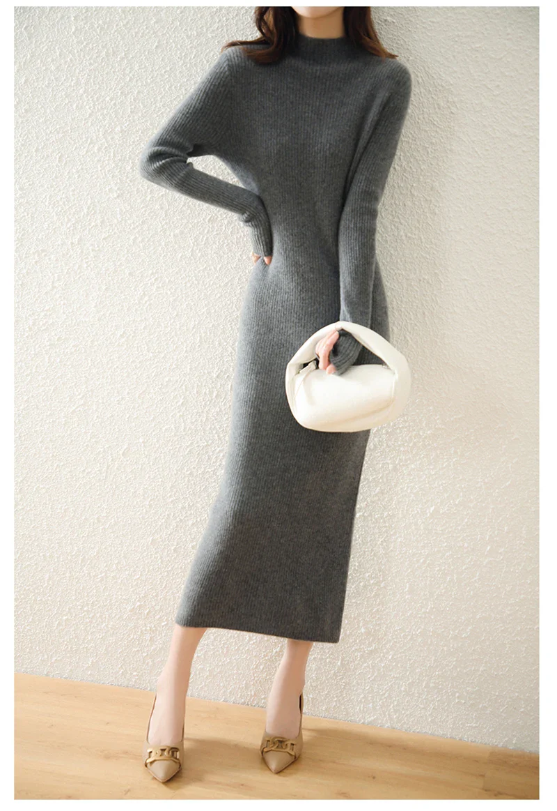 Aurora Wool Dress - Image 25