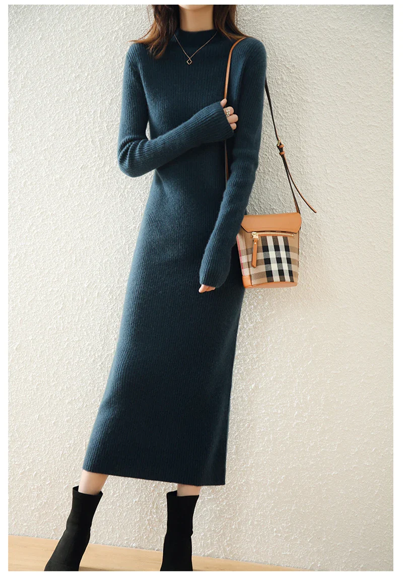 Aurora Wool Dress - Image 27