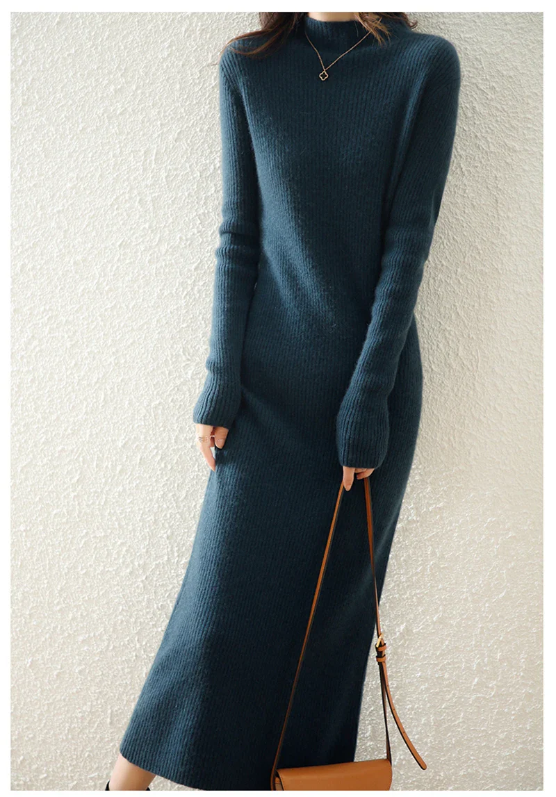 Aurora Wool Dress - Image 28