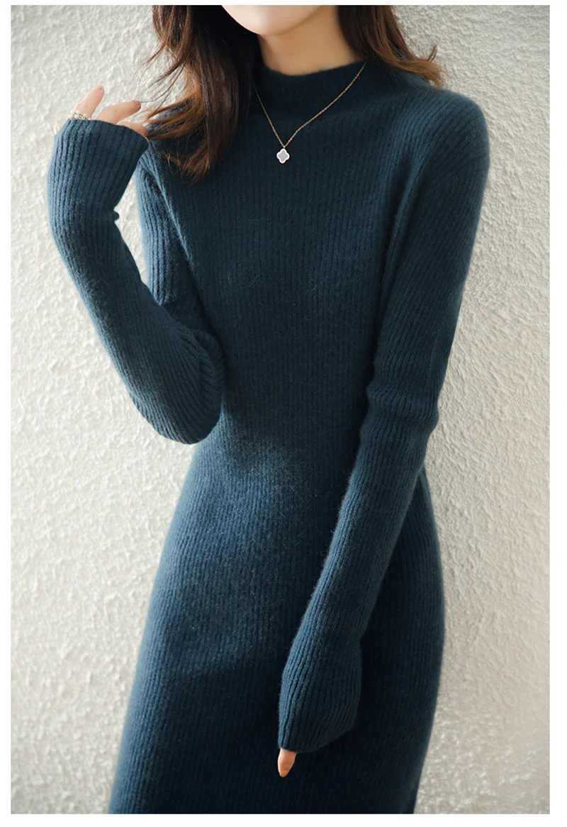 Aurora Wool Dress - Image 29