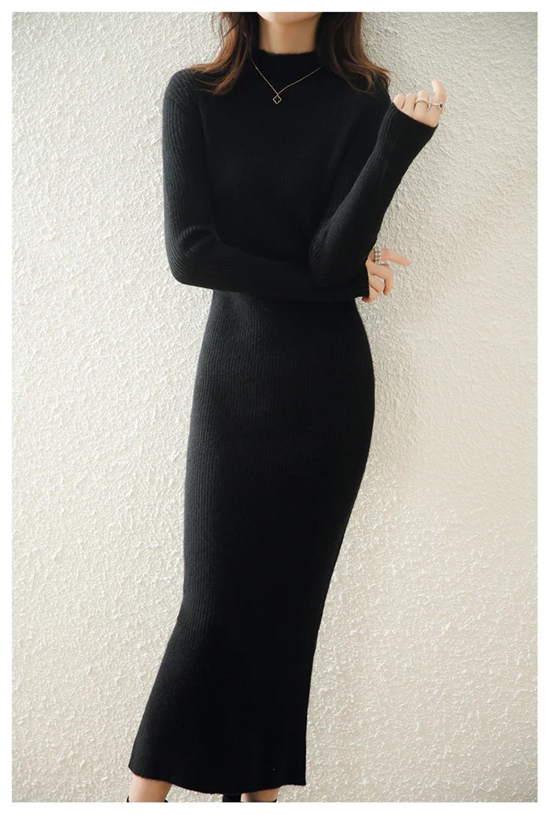 Aurora Wool Dress - Image 33