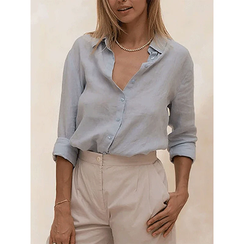 Bellano Linen Blouse - Image 7