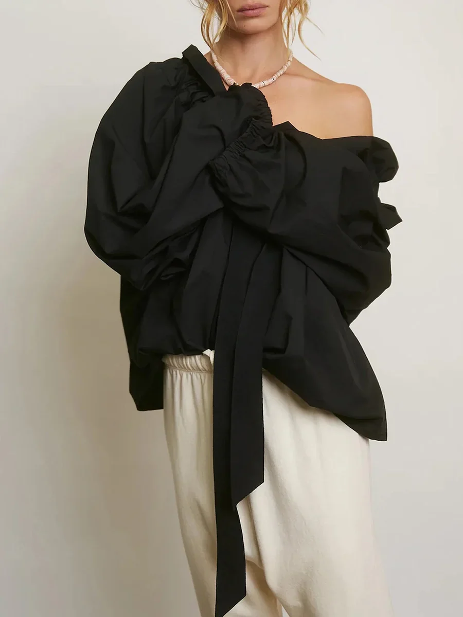 Bellarine Puffed Cotton Blouse - Image 10