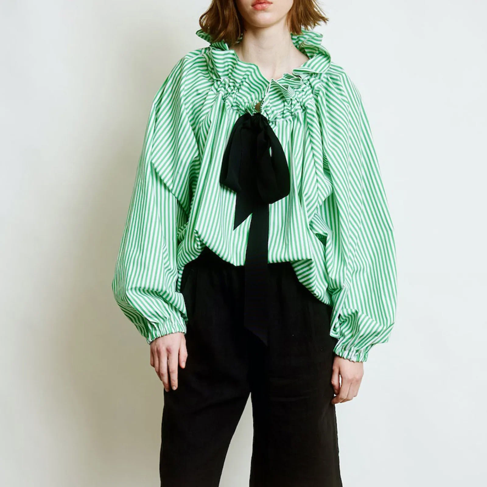 Bellarine Puffed Cotton Blouse - Image 15