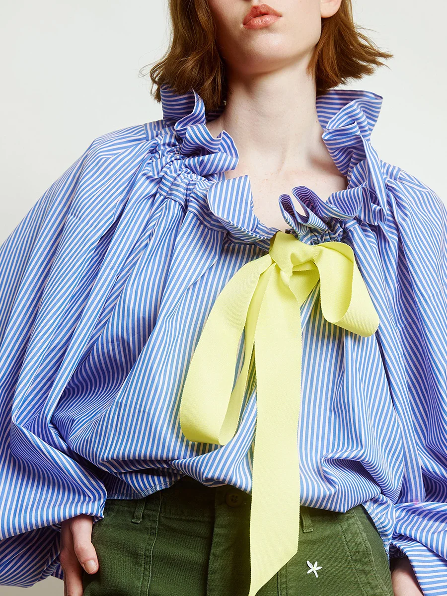 Bellarine Puffed Cotton Blouse - Image 5
