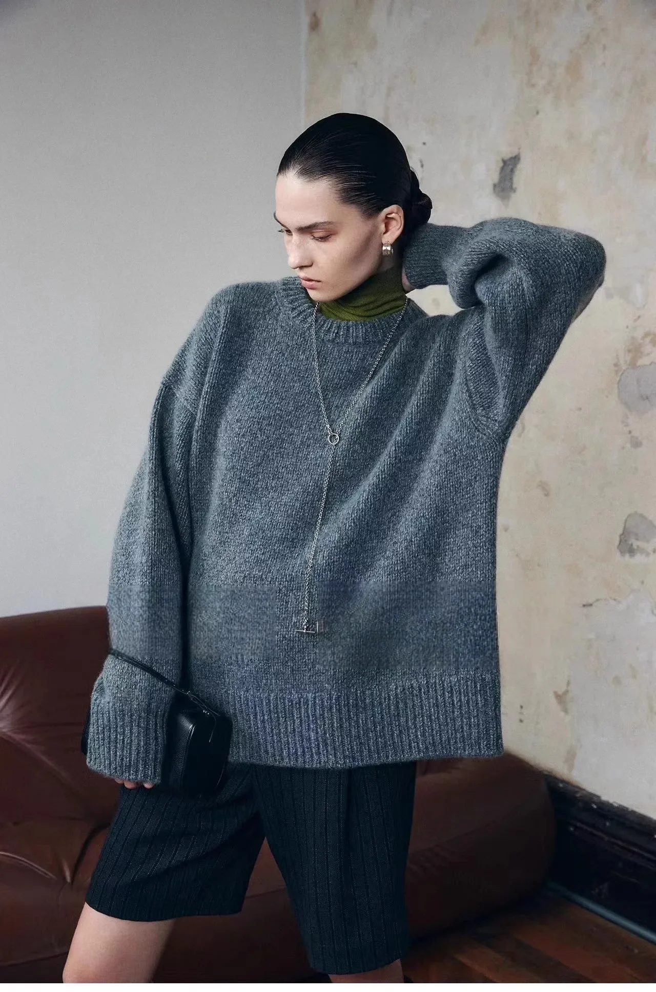 Bellmere Pure Cashmere Oversized Sweater - Image 10