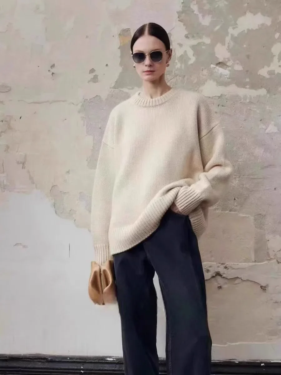 Bellmere Pure Cashmere Oversized Sweater - Image 2