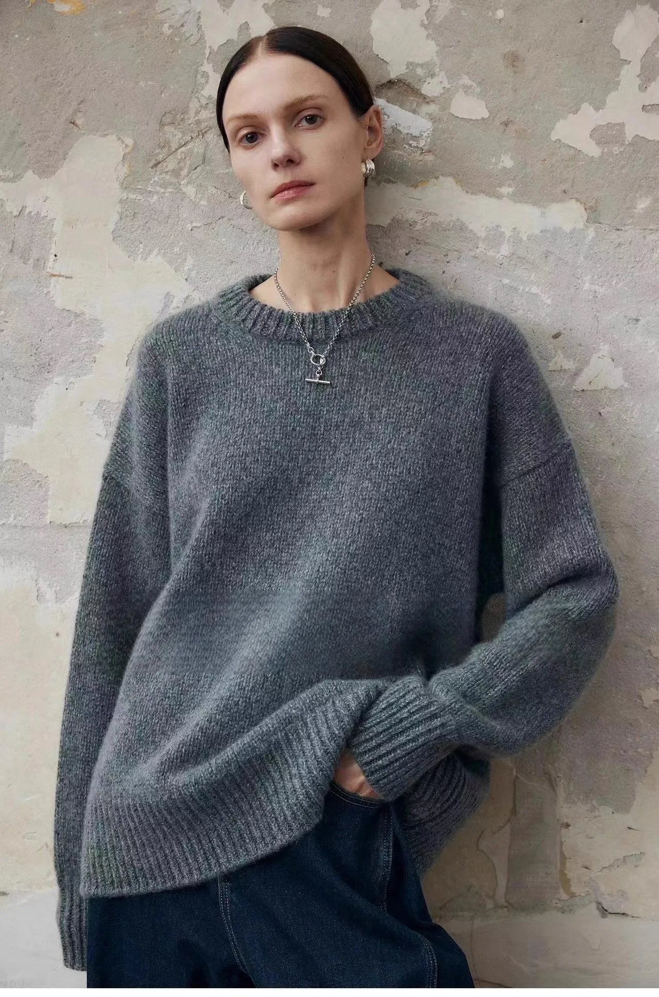 Bellmere Pure Cashmere Oversized Sweater - Image 4