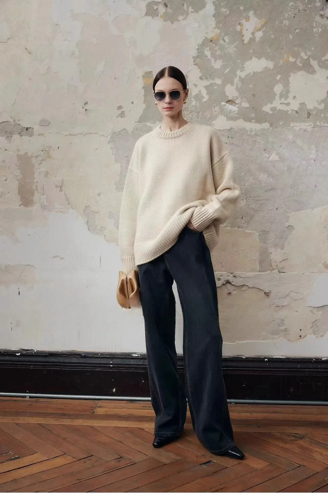 Bellmere Pure Cashmere Oversized Sweater - Image 6