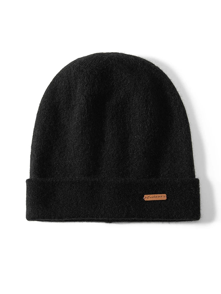 Bergen Double-Layer Cashmere Beanie - Image 2