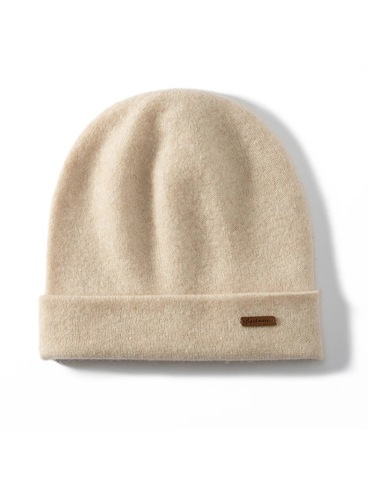 Bergen Double-Layer Cashmere Beanie - Image 3