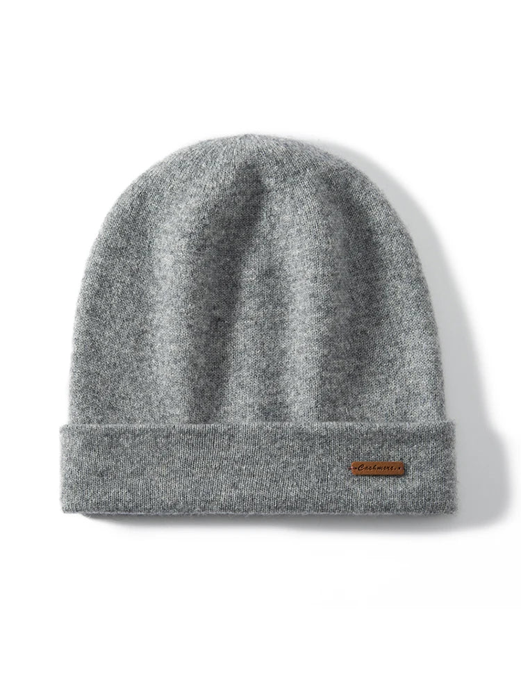 Bergen Double-Layer Cashmere Beanie - Image 4