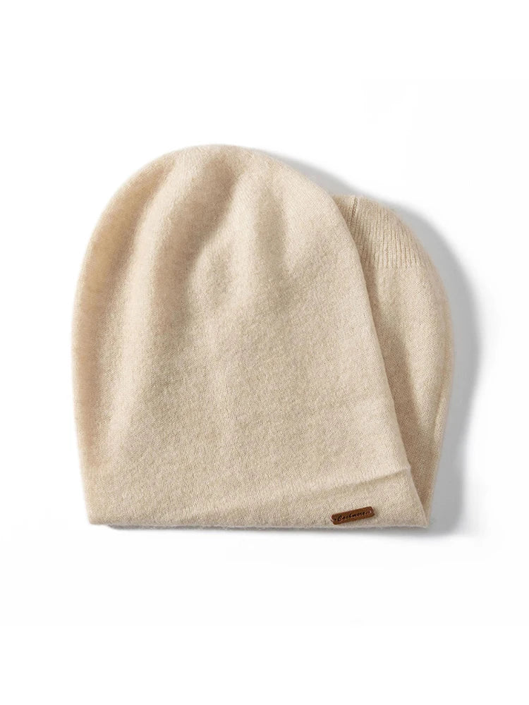 Bergen Double-Layer Cashmere Beanie - Image 7