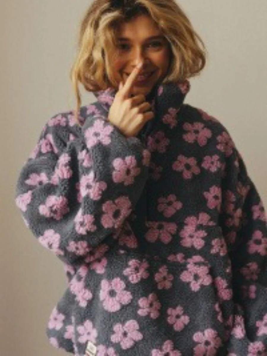 Dahlia Fleece Half-Zip Pullover - Image 7