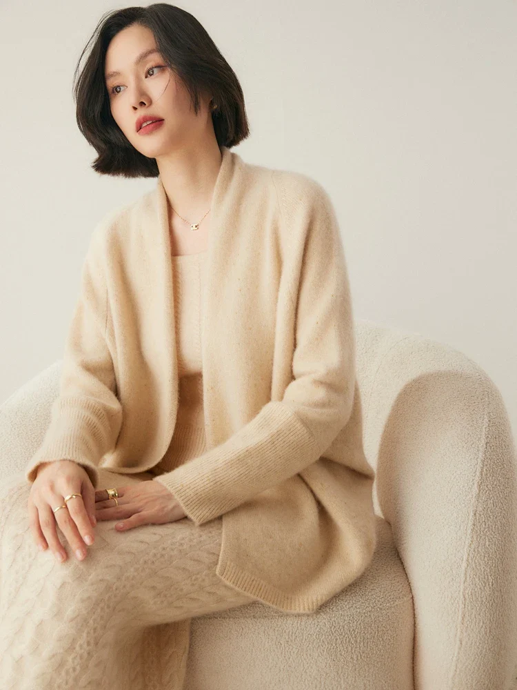 Briarwood Cashmere Shawl Sweater - Image 15