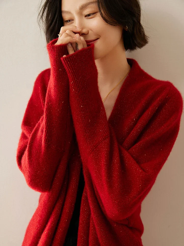 Briarwood Cashmere Shawl Sweater - Image 22