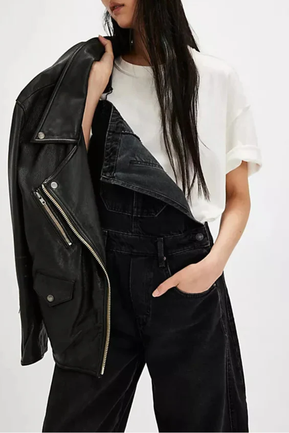 Calvia Wide-Leg Denim Overalls - Image 16