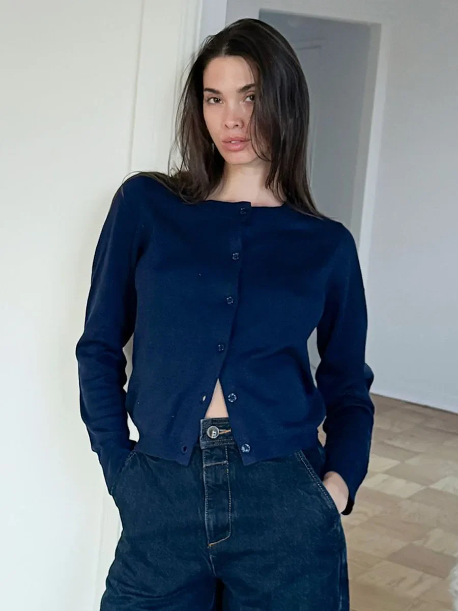 Camille Knit Button Cardigan - Image 3