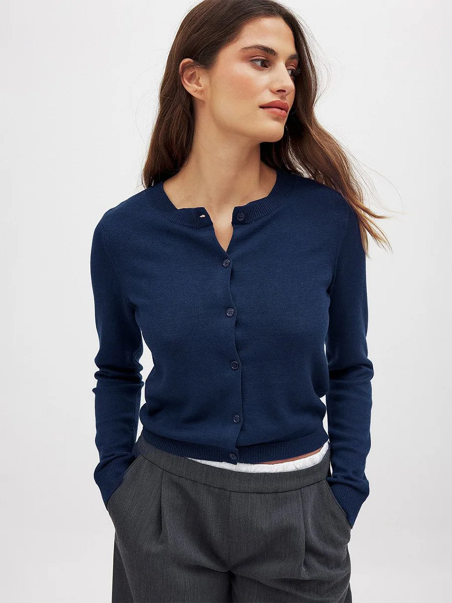 Camille Knit Button Cardigan - Image 4