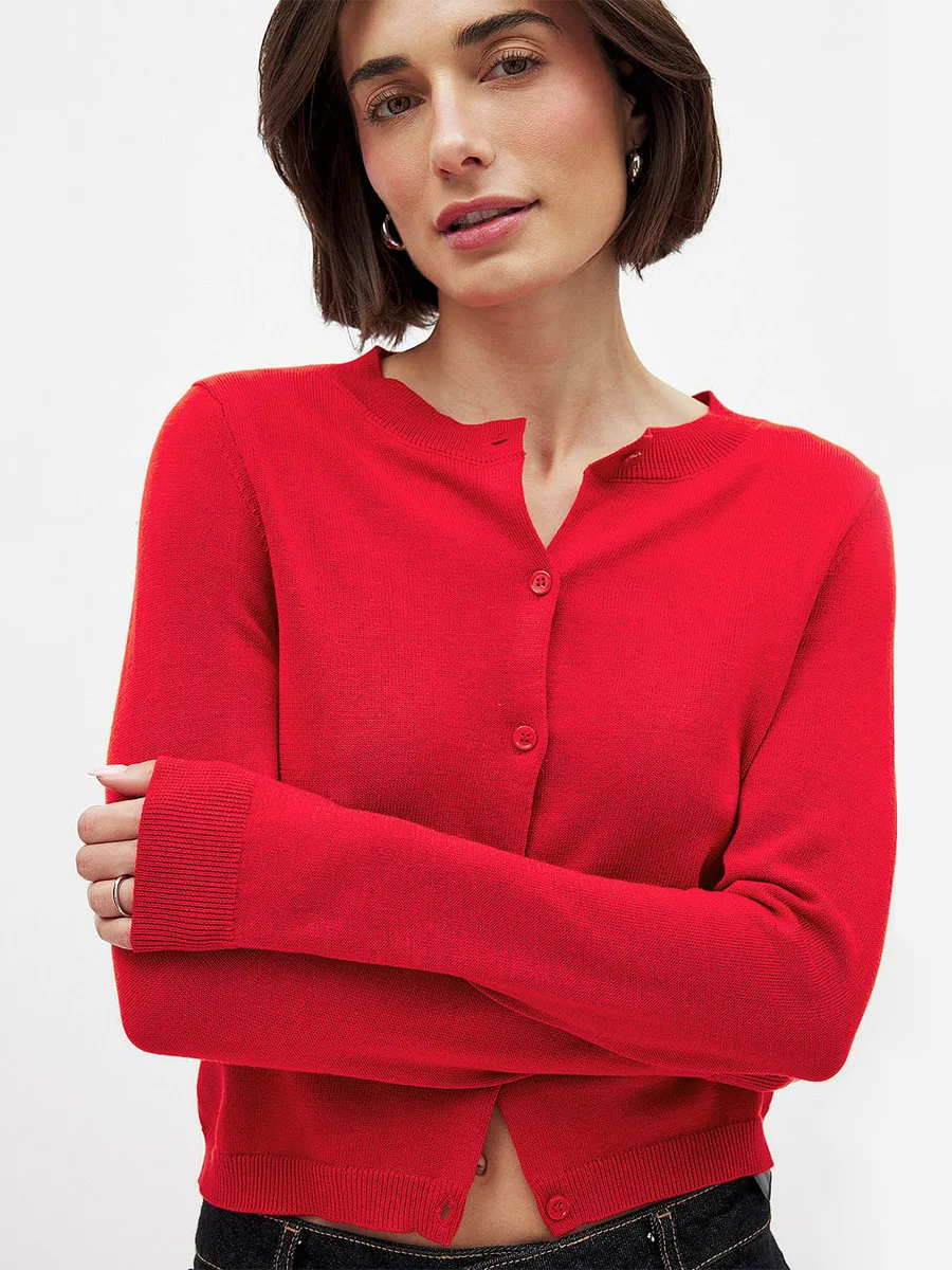 Camille Knit Button Cardigan - Image 9