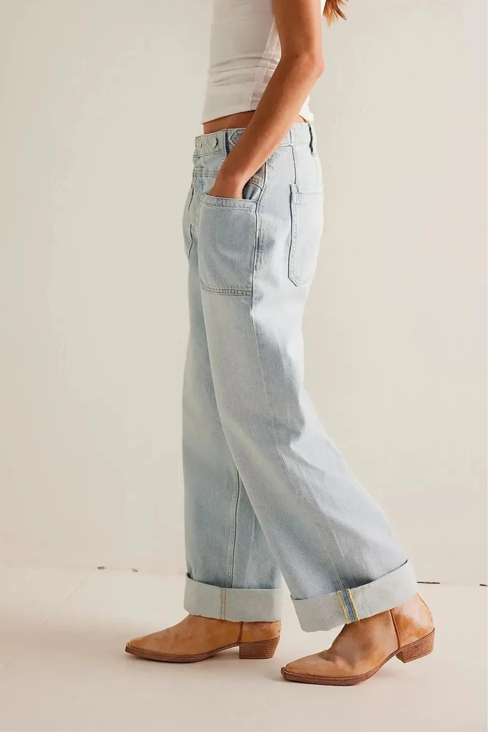 Candace High-Waist Wide-Leg Denims - Image 13