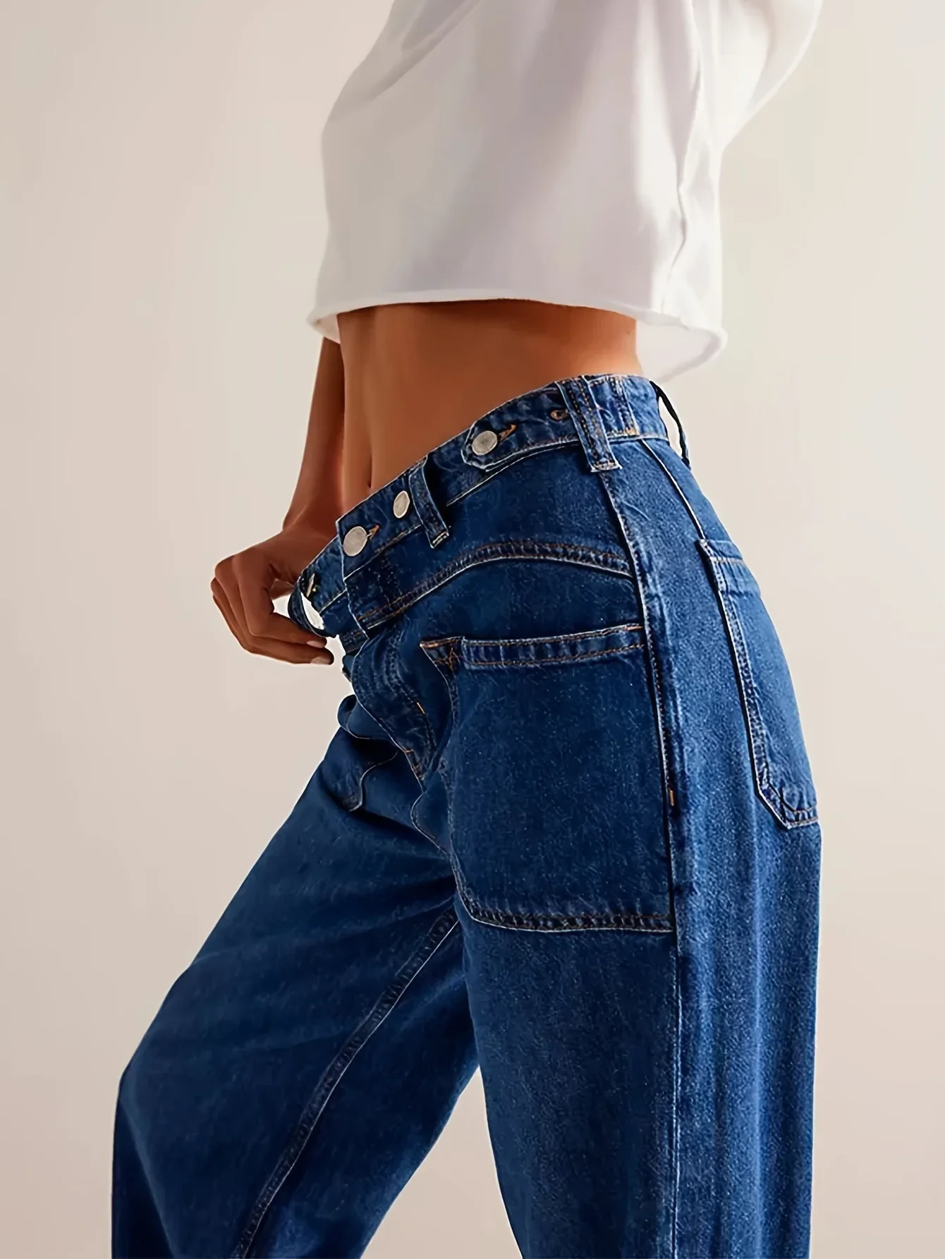 Candace High-Waist Wide-Leg Denims - Image 3