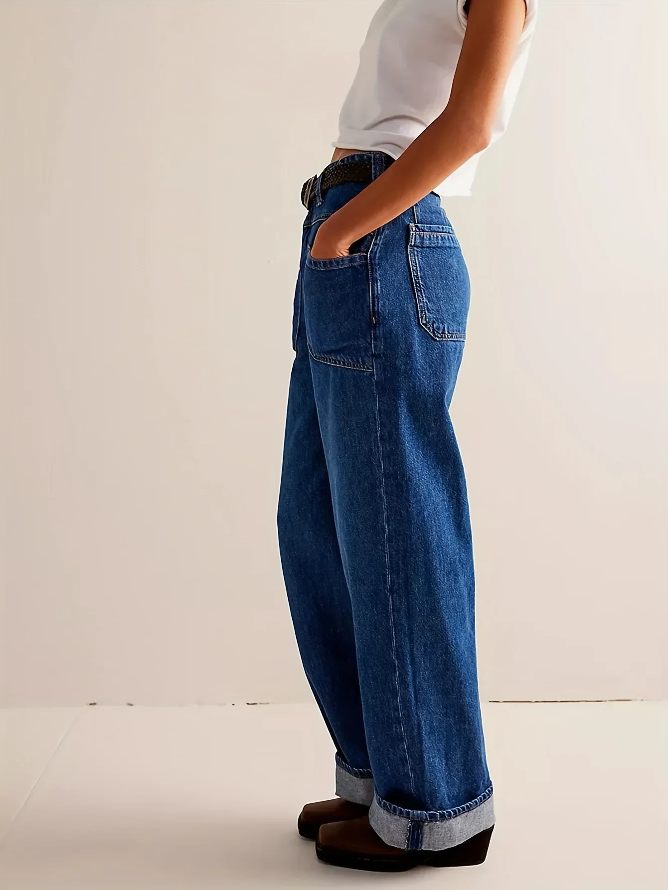 Candace High-Waist Wide-Leg Denims - Image 6