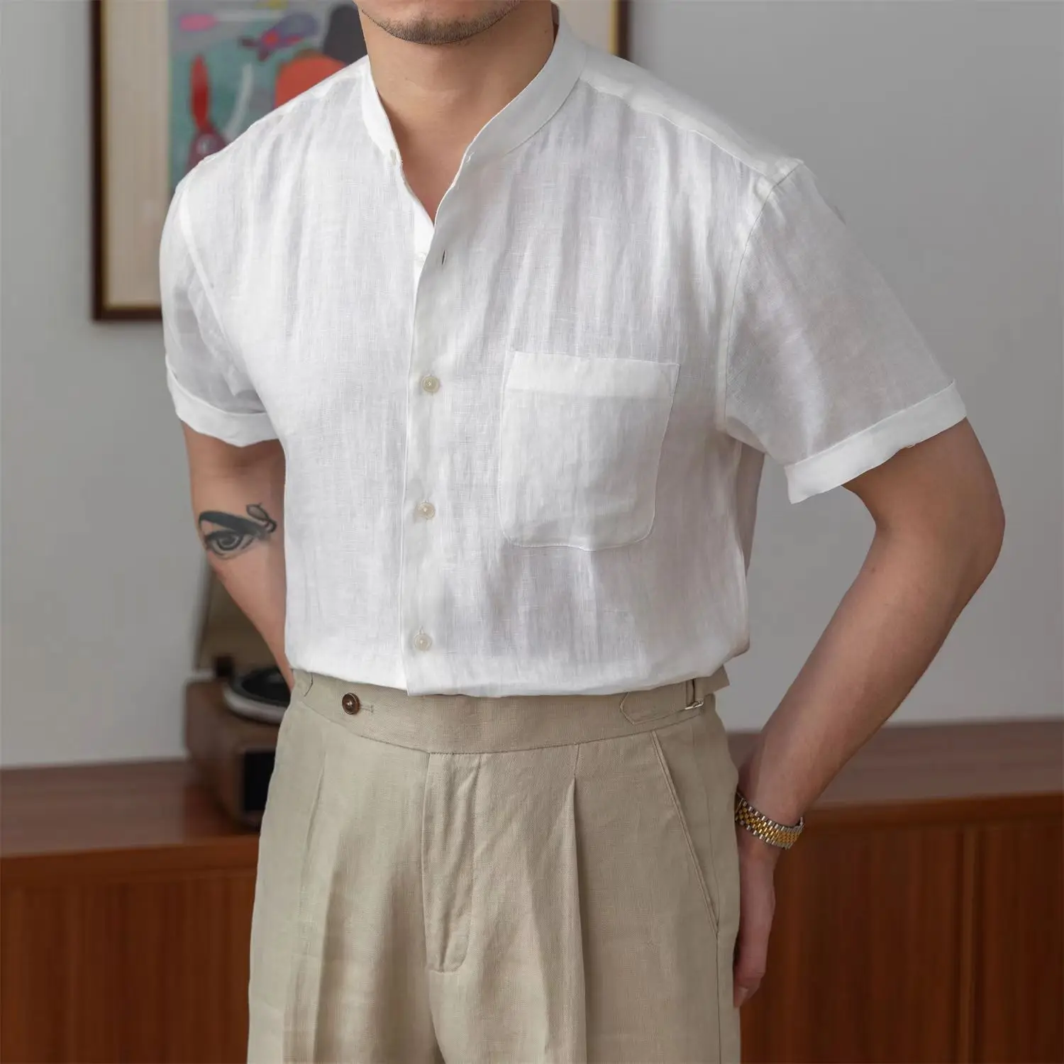 Capri Breeze Linen Shirt - Image 5