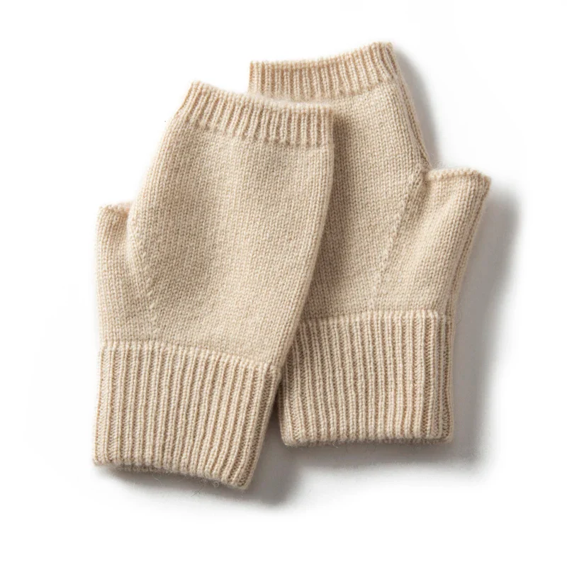 Cashmere Fingerless Mitts - Image 3