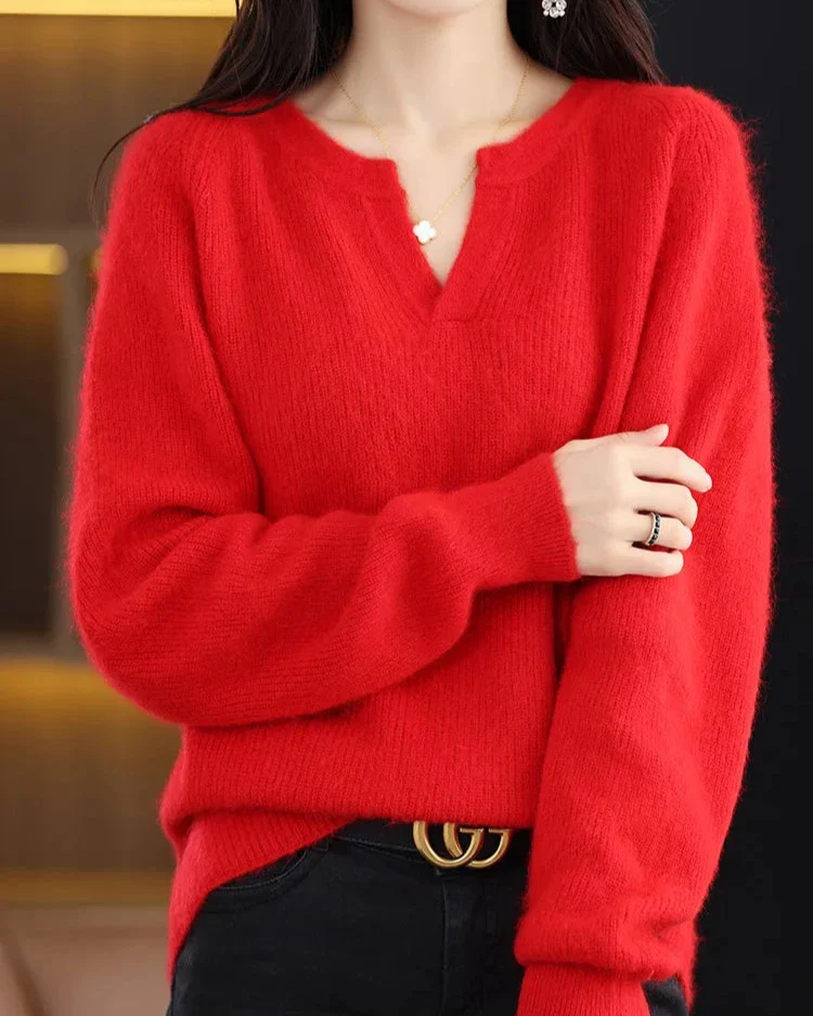 Brushed Mink Wool Pullover - Image 12