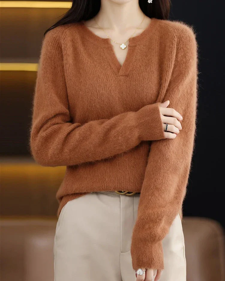 Brushed Mink Wool Pullover - Image 6