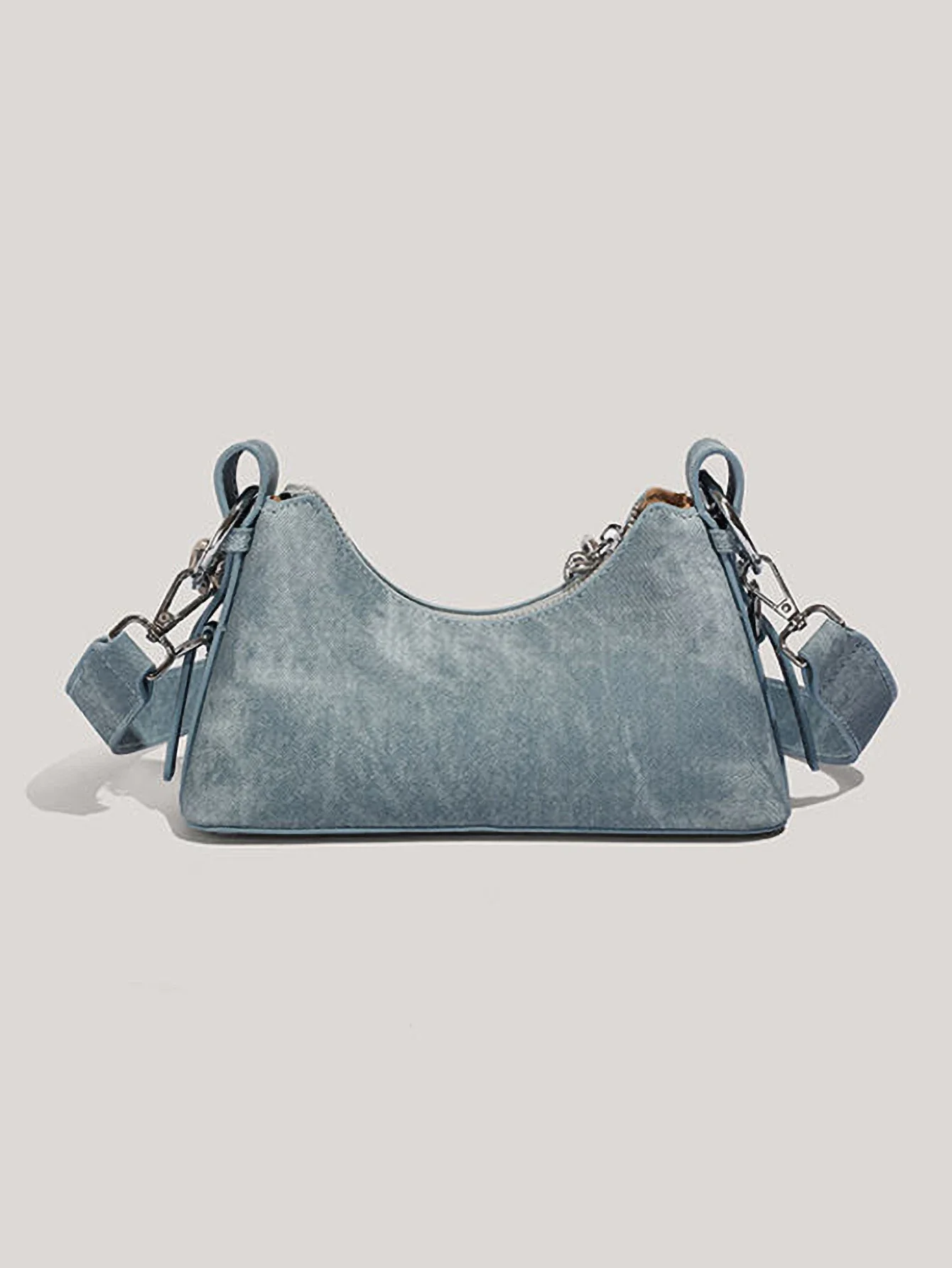 Céleste Denim Chain Bag - Image 2