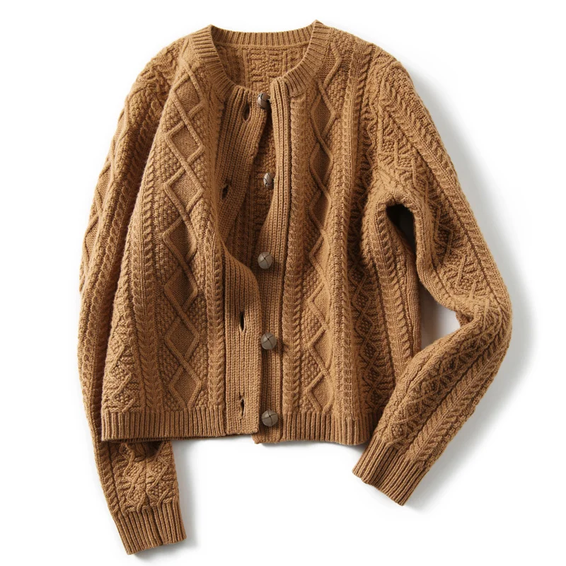 Claire Cable Knit Cardigan - Image 5