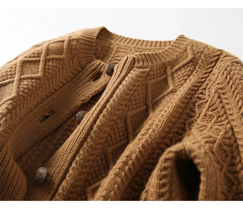 Claire Cable Knit Cardigan - Image 7